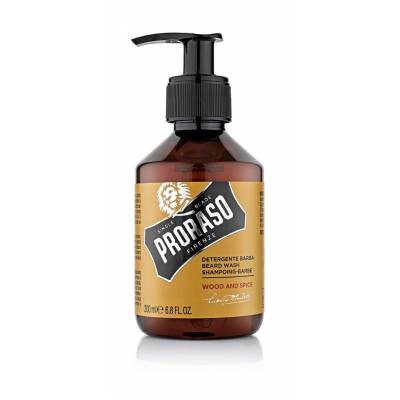 PRORASO SHAMPOOING À la BARBE ET LA MOUSTACHE PARFUM BOISÉ 200ml.