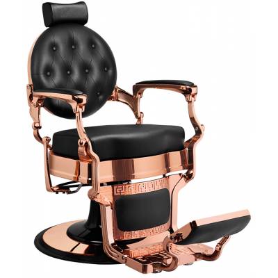 BUZZ BARBER ARMCHAIR ROSE GOLD BLACK