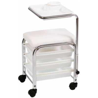 Tabouret blanc Brevis